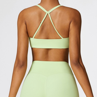 Cross Back Stylish Premium Quality Crop Top - Green