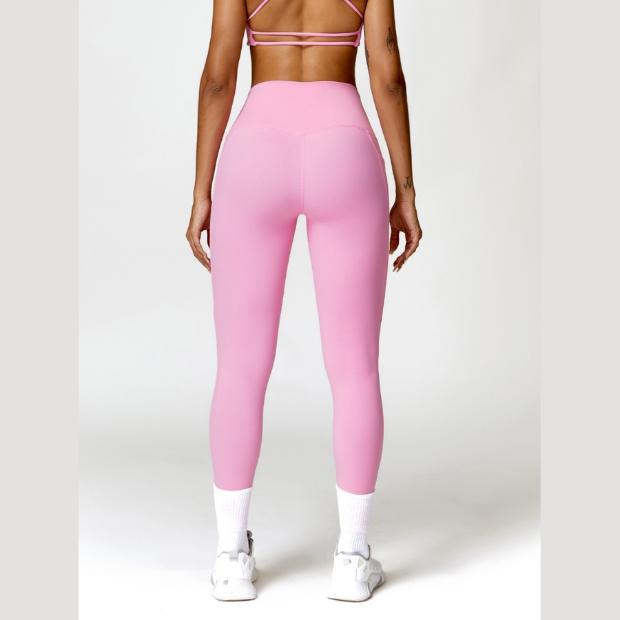 Super Soft Fabric Premium Pocket Legging - Pink