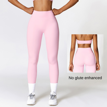 Comfy Premium Classic Legging (No glute enhanced)- Pink