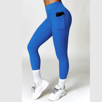 Super Soft Fabric Premium Pocket Legging - Blue