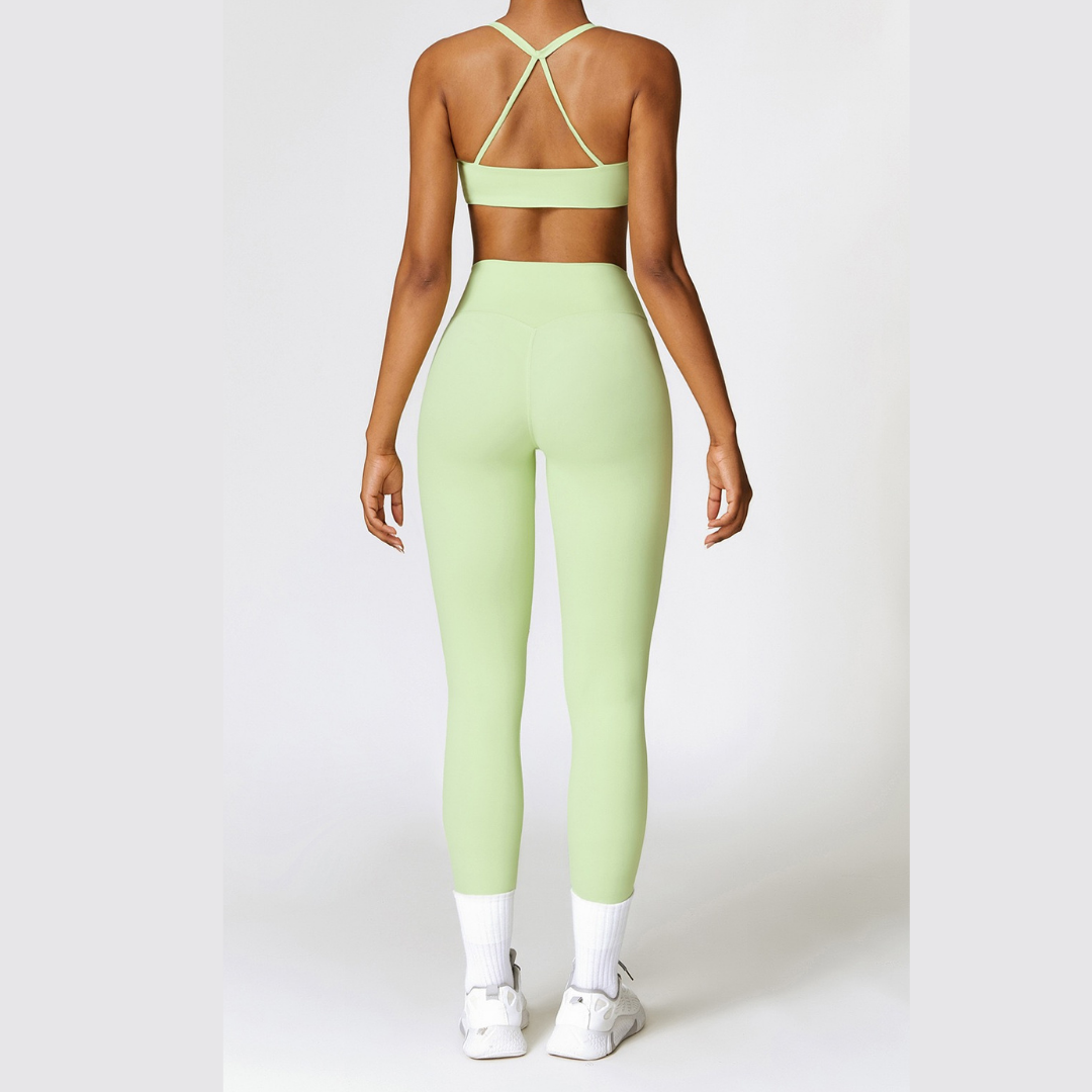 Cross Back Comfy Premium Set - Green