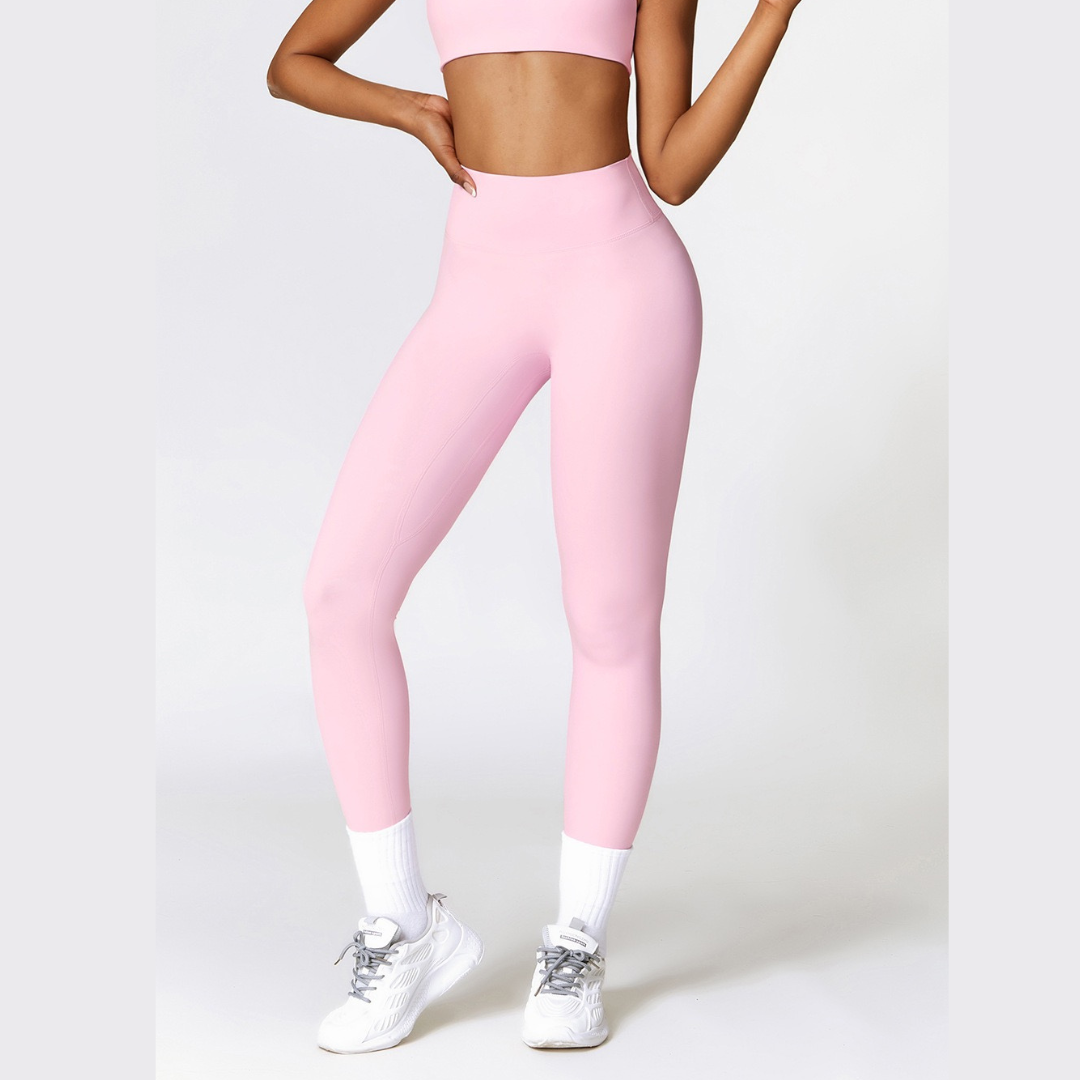 Comfy Premium Classic Legging (No glute enhanced)- Pink