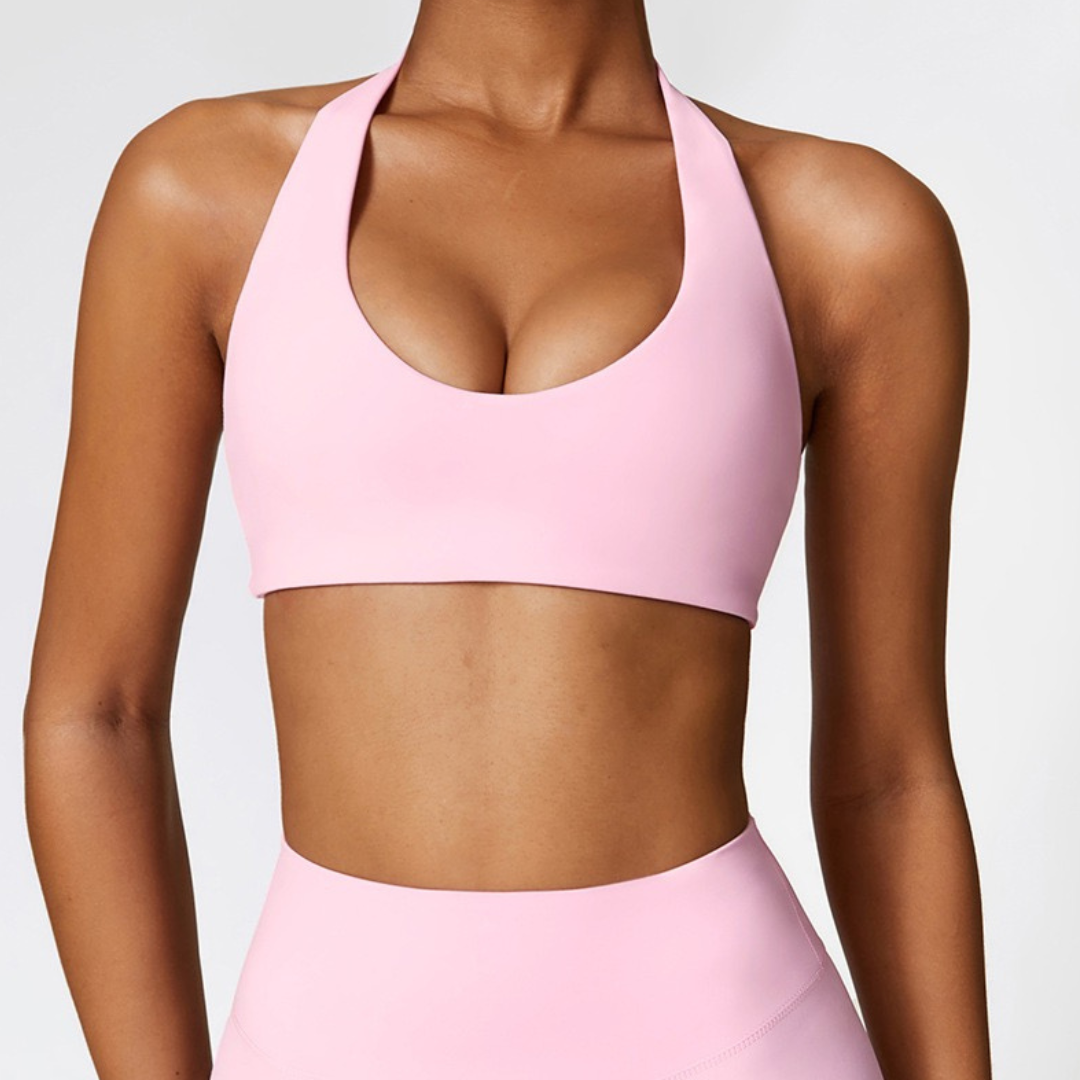 Backless Stylish Premium Quality Crop Top - Pink