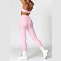 Cross Back Comfy Premium Set - Pink