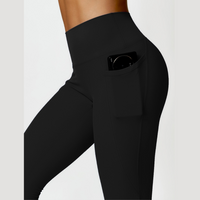 Super Soft Fabric Premium Pocket Legging - Black