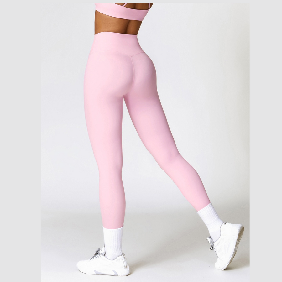 Comfy Premium Classic Legging (No glute enhanced)- Pink