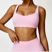 V-Top Design Stylish Comfy Crop Top - Pink