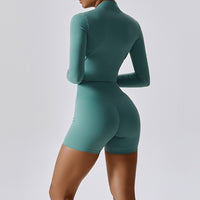 Cloudy Soft Line - 3pcs Teal Short Set