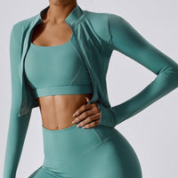 Fast Dry Comfy Slim Jacket - Teal 