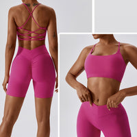 Short Stylish Couldy Soft Set - Magenta