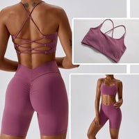 Short Stylish Couldy Soft Set - Purple Grapes