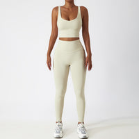 Classic Style Premium Quality Legging Set - Beige