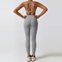 Stylish Cloud Soft Cross Back Set - Grey