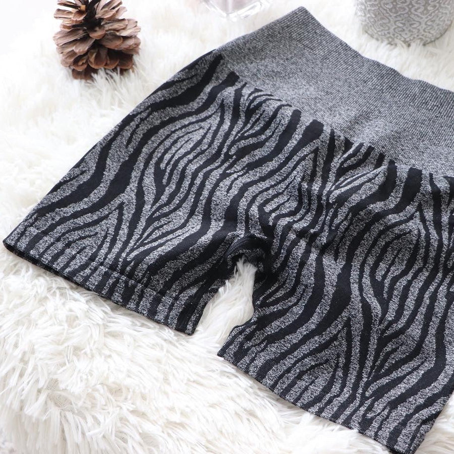 Zebra Black Shorts - Wild Line