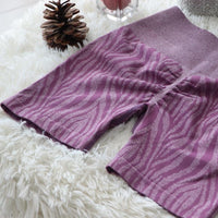 Zebra Purple Shorts - Wild Line