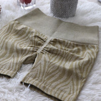 Zebra Khaki Shorts - Wild Line