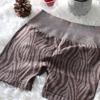 Zebra Brown Shorts - Wild Line