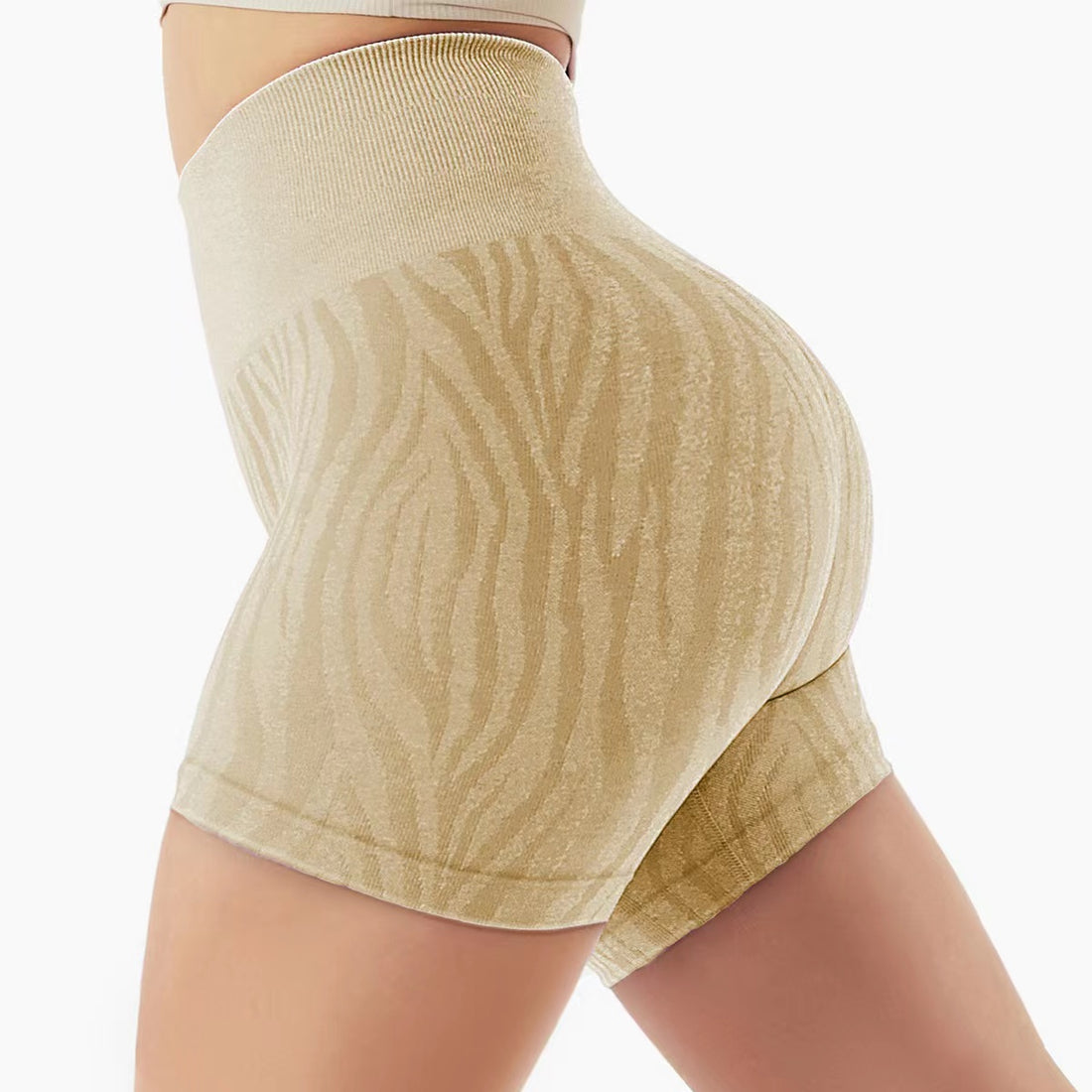 Zebra Khaki Shorts - Wild Line