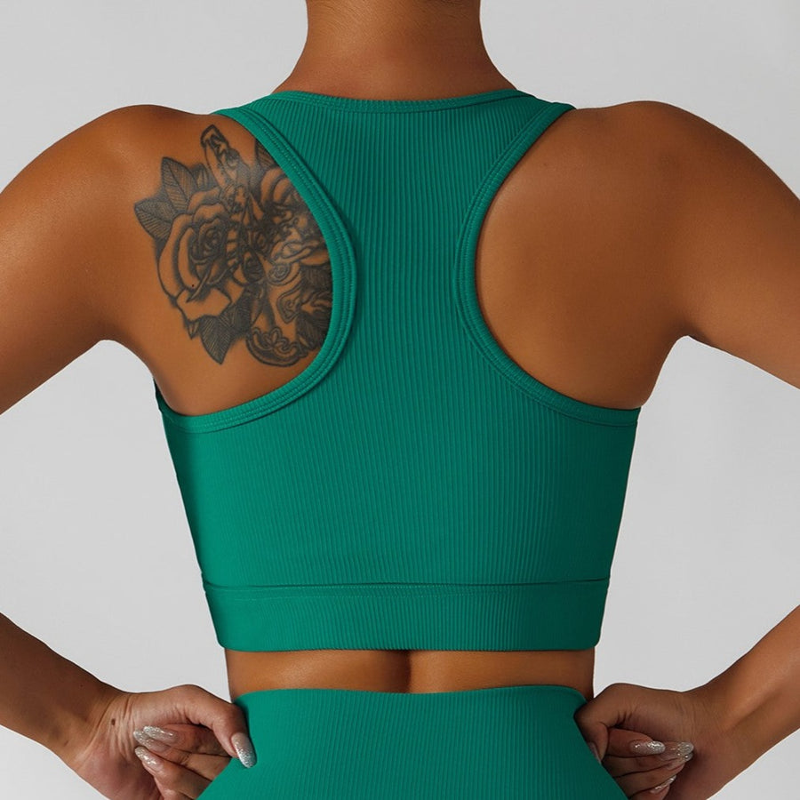 Forest Green TOP - V Line