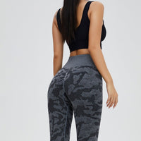 Dark Gray Legging - Leopard Print