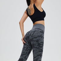 Dark Gray Legging - Leopard Print