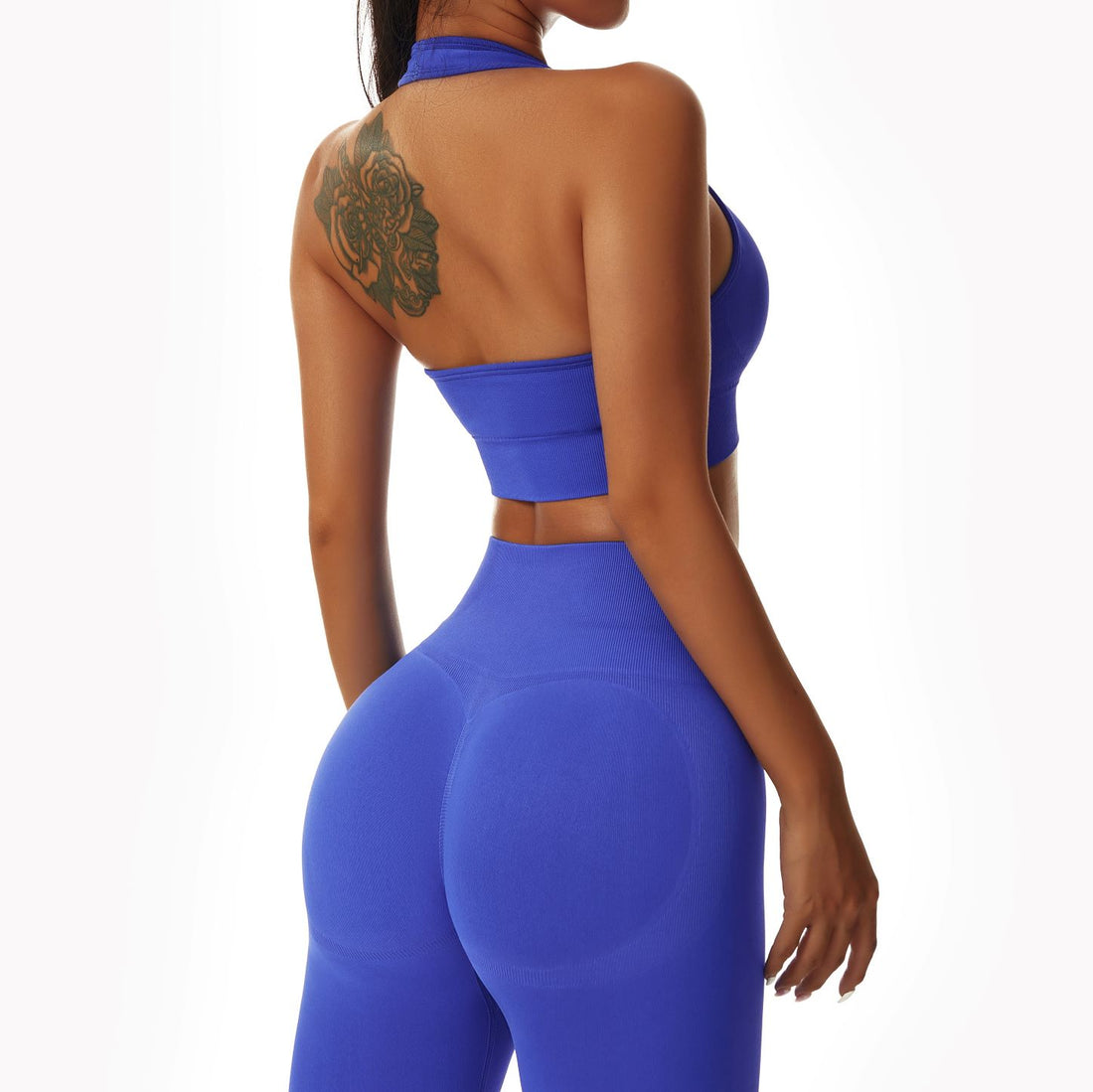 Vivid Line Short Set - Klein Blue