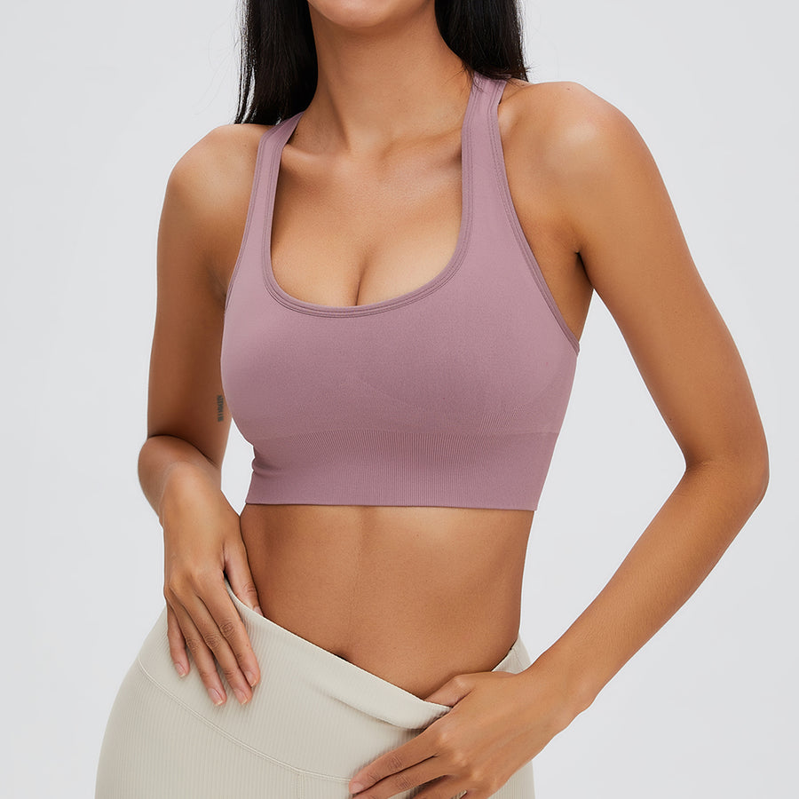 Ρυθμιζόμενο λιλά Crop Top