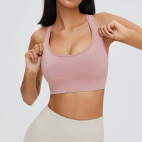 Adjustable Peach Crop Top