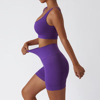 Purple Short Set - Mono Line