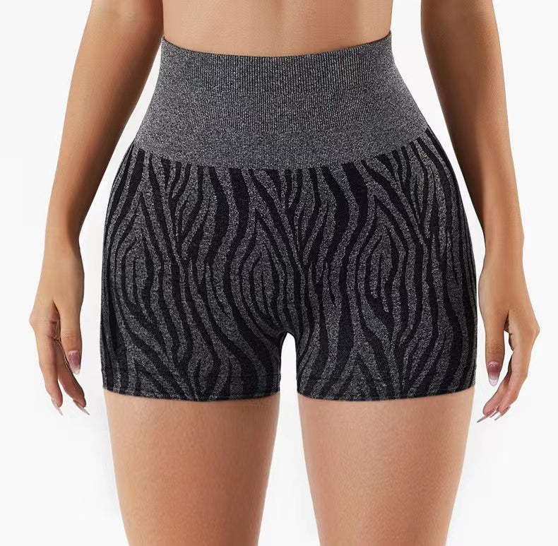 Zebra Black Shorts - Wild Line