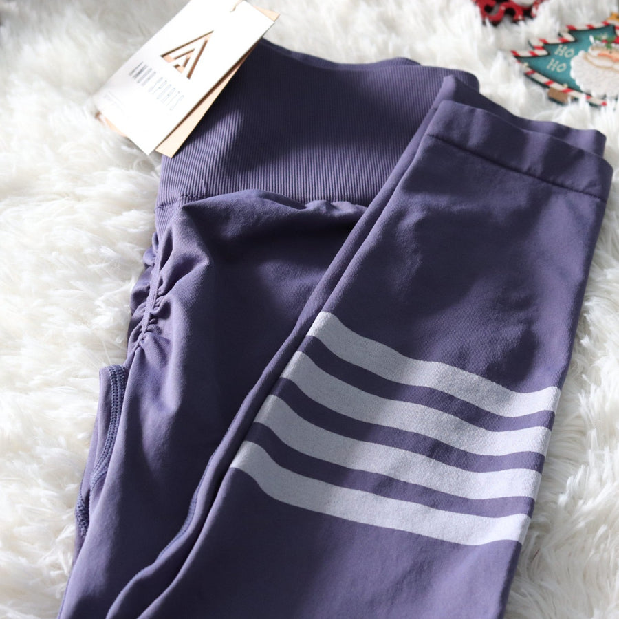 Stripes Blue Legging - STOCK SALE