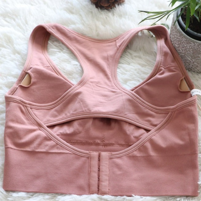 Adjustable Peach Crop Top