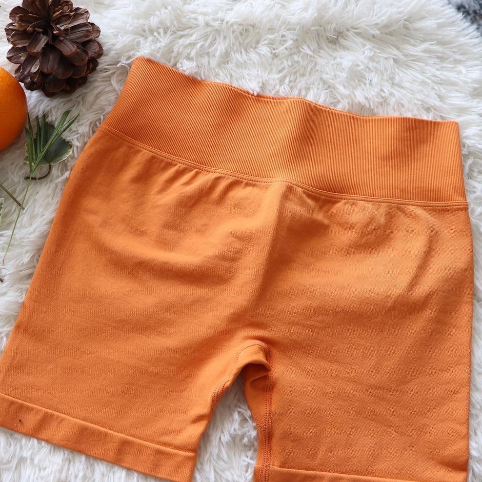 Orange SHORTS - Strappy Line