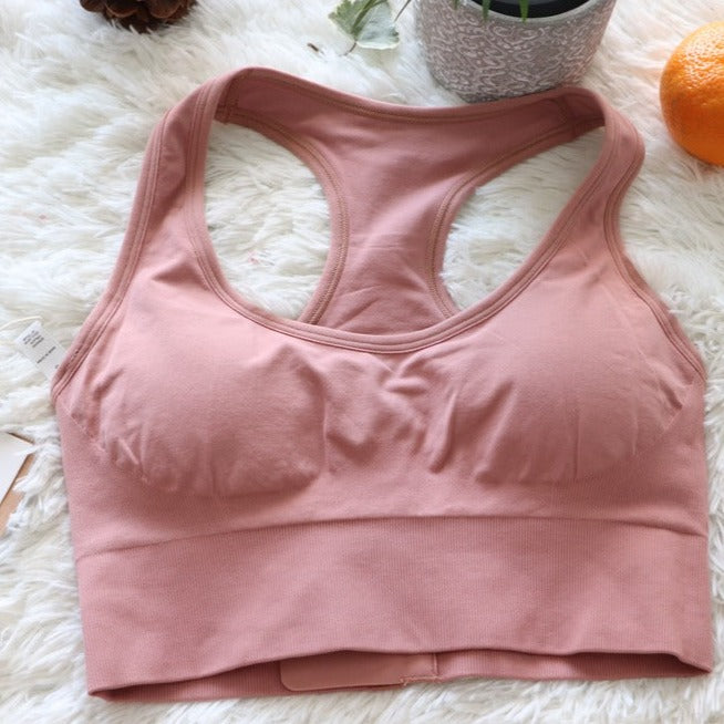 Adjustable Peach Crop Top