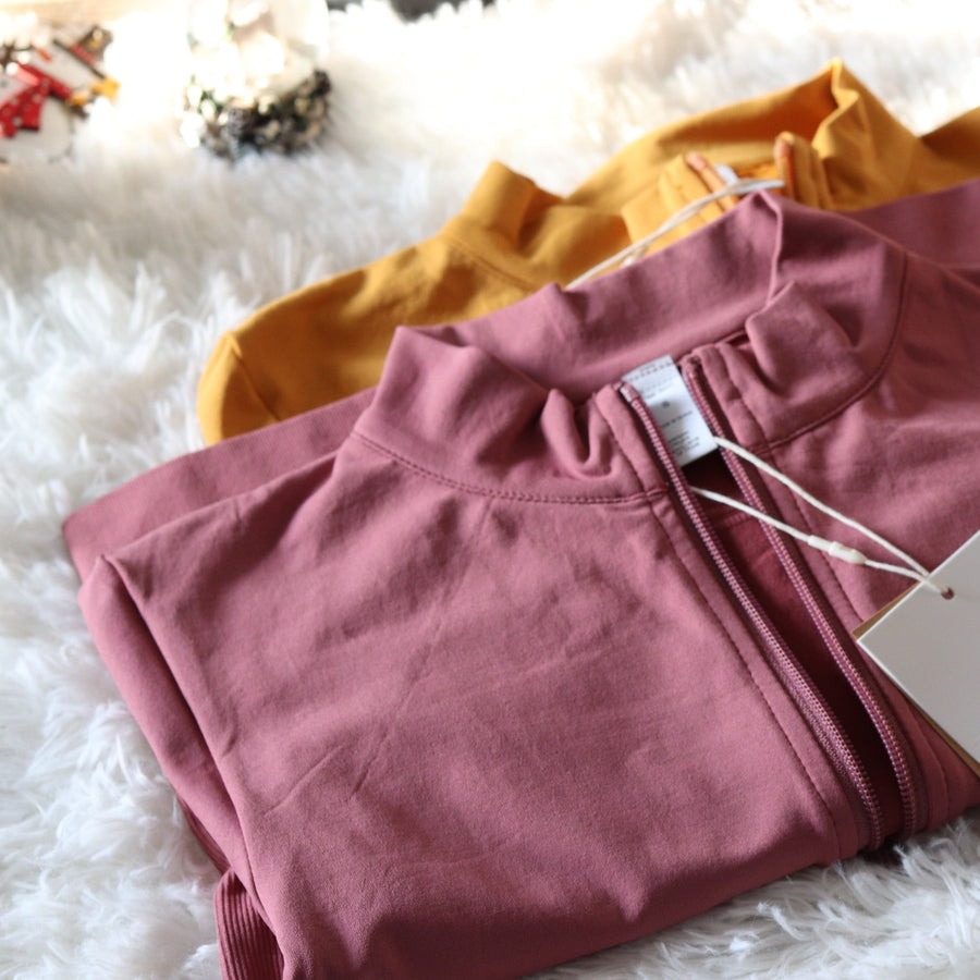 Long Sleeve Clay Red TOP