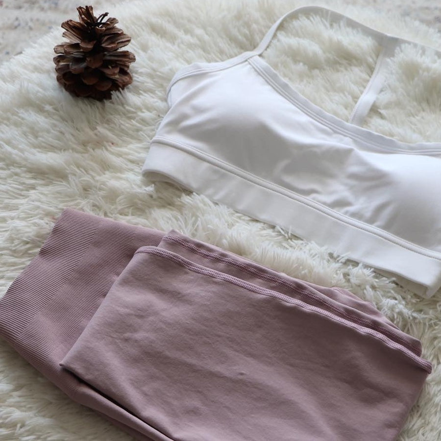 High Waisted Lilac Legging