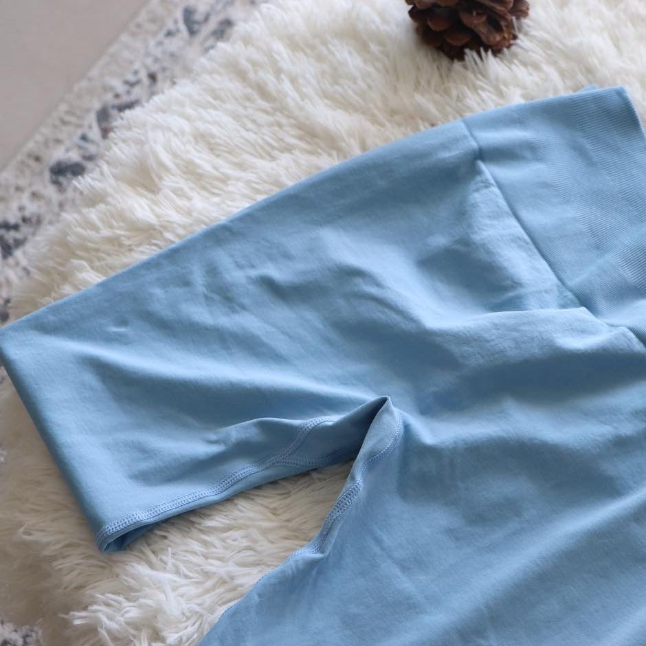 High Waisted Sky Blue Legging