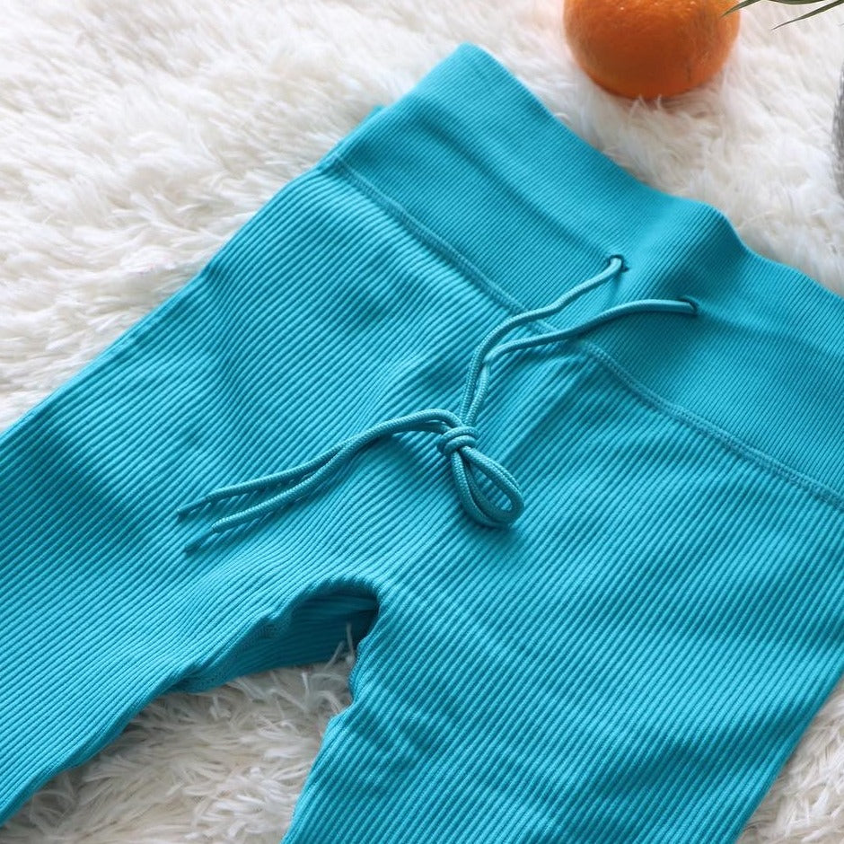 Knitting Blue Legging - STOCK SALE