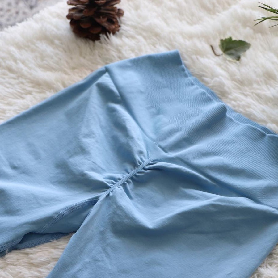 High Waisted Sky Blue Legging