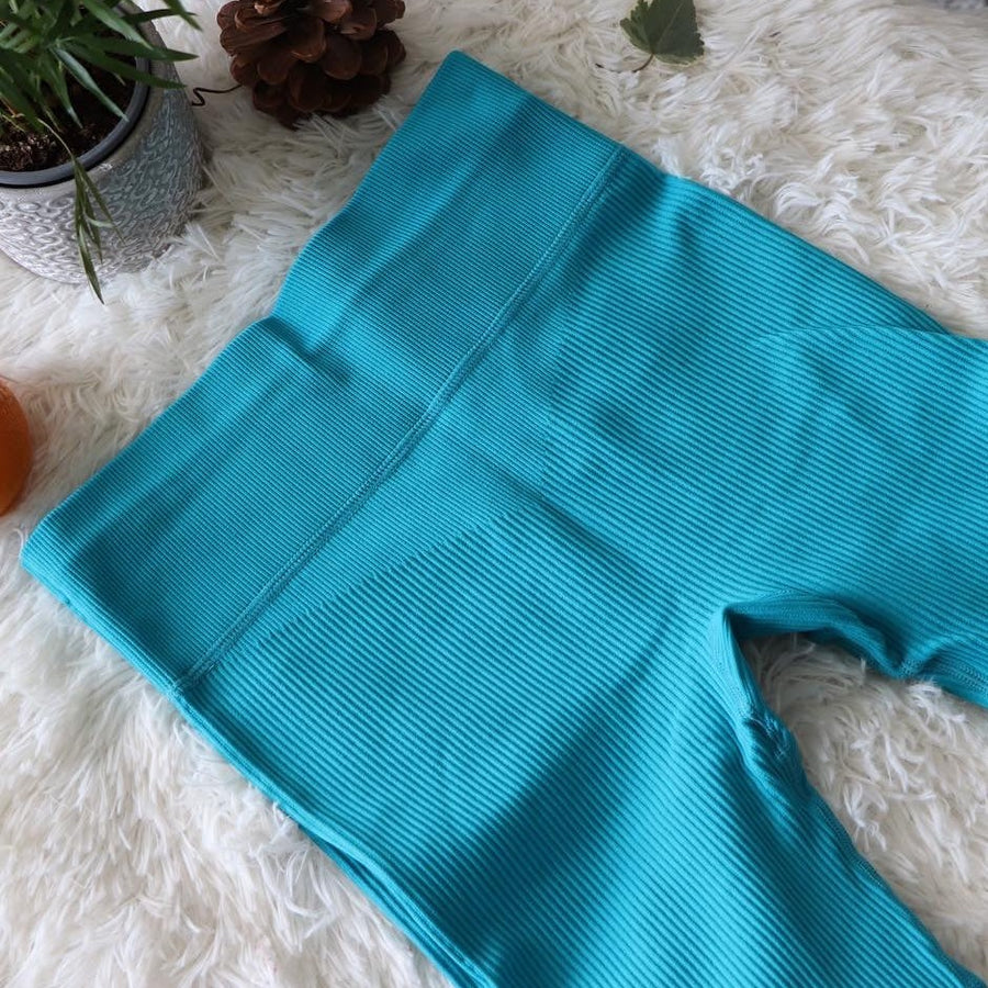 Knitting Blue Legging - STOCK SALE