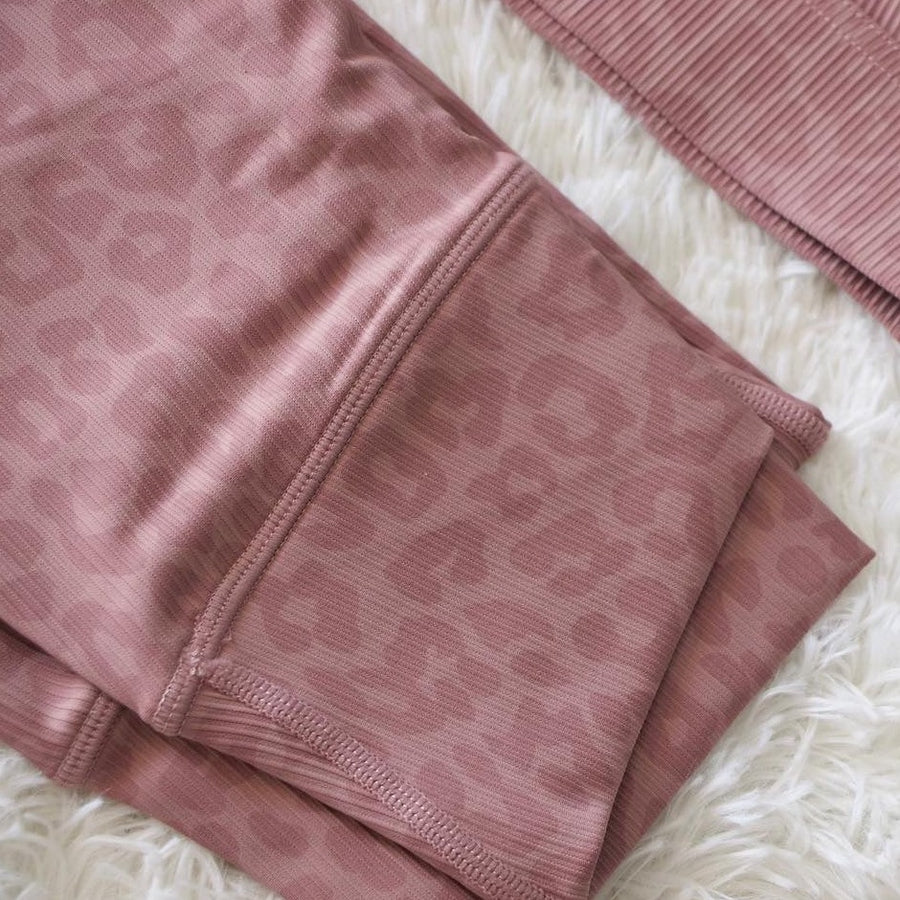 Pink Leopard Legging - Wild Line